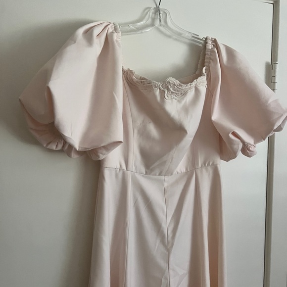 Sea New York Blush Pink Maxi Dress – Formal Wedding Guest Spring Summer - Picture 2 of 9